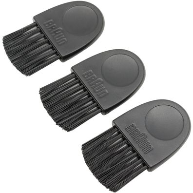 3x Braun 67030939 Reinigungsbürste für Rasierer Scherkopfreinigung Universalbürste