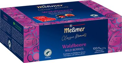 Meßmer Classic Moments Waldbeere Tee 100 x 2,5 g
