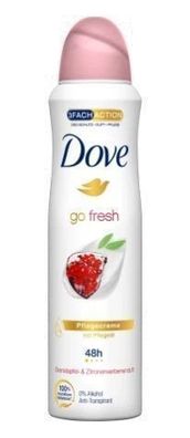 Dove Go Fresh Antitranspirant mit Granatapfel und Zitronenverbene, 150ml