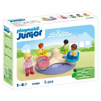 Playmobil 71701 Junior: Zahlenkarussell, Konstruktionsspielzeug