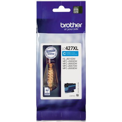Brother LC427XLC Original Brother Tintenpatrone cyan High-Capacity (LC-427XLC)