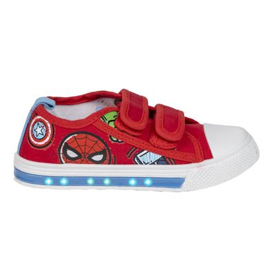 Spiderman Kinder Sneaker mit LED-Licht, Baumwollschuhe, Sportschuhe Jungen