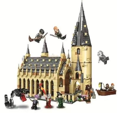Harry Potter Hogwarts Magisches Schloss Bauset Klemmbausteine Set 878 Teile