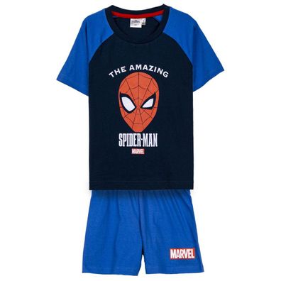 Spiderman Schlafanzug Kinder Pyjama T-Shirt & Short aus 100?% Baumwolle