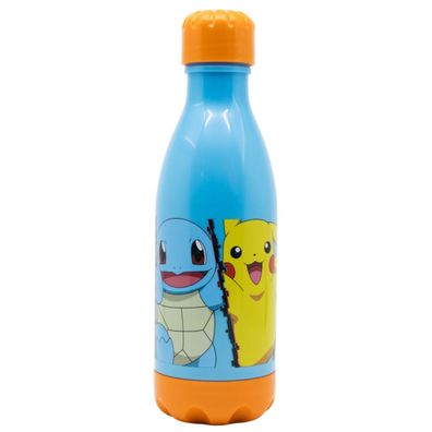 Pokemon Kinder Trinkflasche Wasserflasche 560 ml, Pausenflasche, Sport