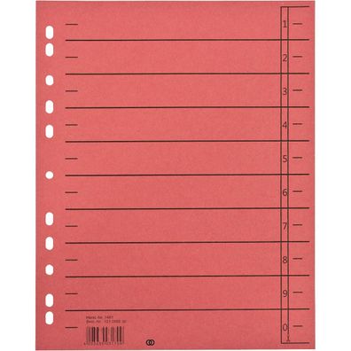 Soennecken Trennblatt oeco 1459 A4 230g Karton rt 100St