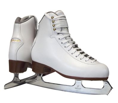 Schlittschuhe Graf Eiskunstlauf Arosa Gold Junior - Größe: 25