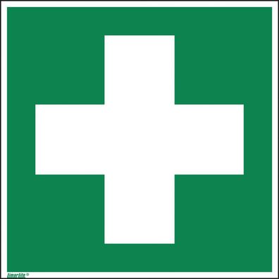 Hinweisschild Erste Hilfe E03 200x200mm PVC