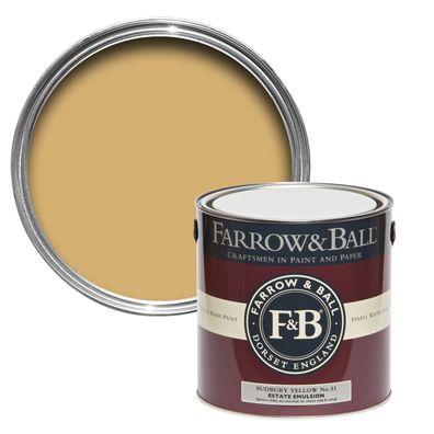 Farrow & Ball Estate Emulsion - pudrig matte Wandfarbe 2% Glanz 2,5
