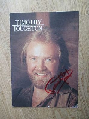 Schlagerstar Timothy Touchton - handsigniertes Autogramm 70er Jahre!!!
