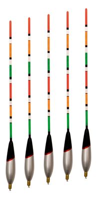 5 vorbebleite Waggler Posen Set