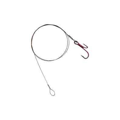 Stahl Vorfach Raubfisch 1x19 Ryder Haken 15 kg