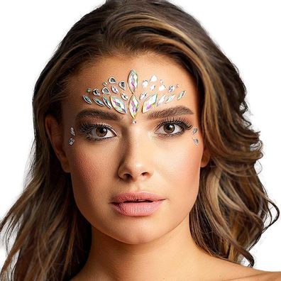 Sexy Körper-Schmuck Sticker farbig Strass ? Party Club intim "X99"