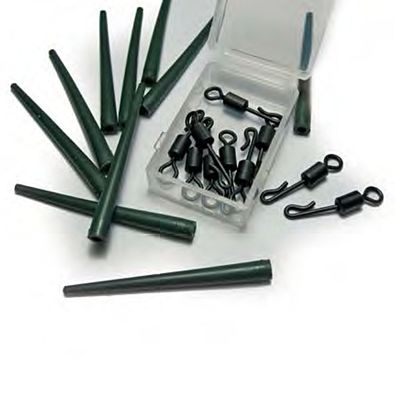 Karpfen Angelset Quick Change Wirbel mit Rig Sleeves