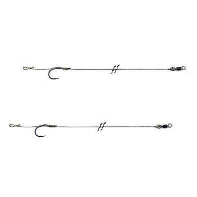 All Purpose Rig fertige Vorfächer handgebunden Gr. 6 mit 15 lbs