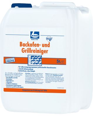Dr. Becher Backofen- & Grillreiniger 5L, Fettlöser,