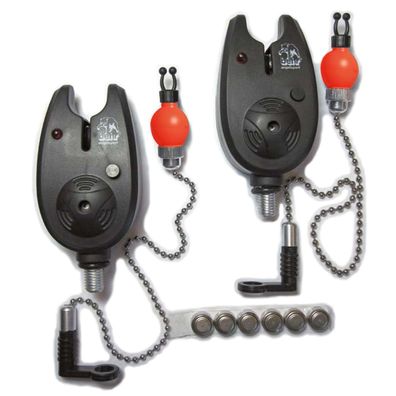 2 elektronische Bissanzeiger im Set mit Einhänger und Batterien