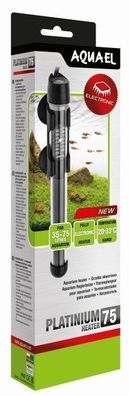 Aquael Platinium Heizer 75W Heizstab bis 75 Liter Aquarium für Tag+Nachtbetrieb
