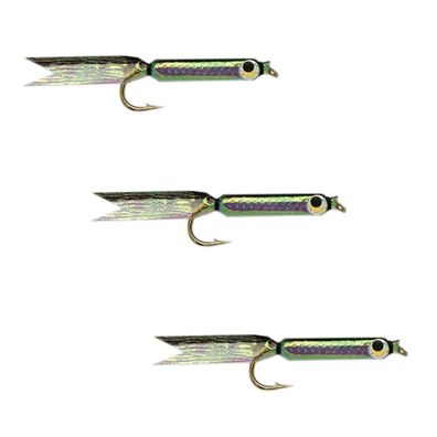 3 Mini Jigs Barsch Zocker schwarz