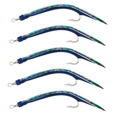 5 Gummi Makks Norwegen Beifänger motion-blau 12/0