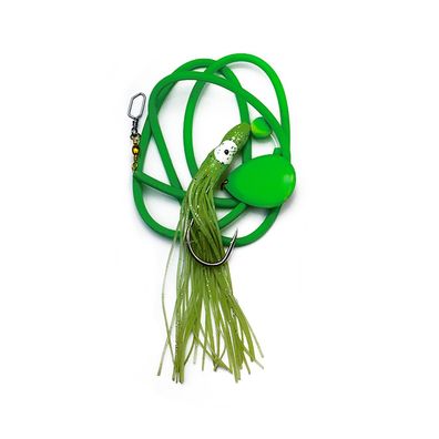 Naturköder System Norwegen mit Gummi Octopus selbstleuchtend