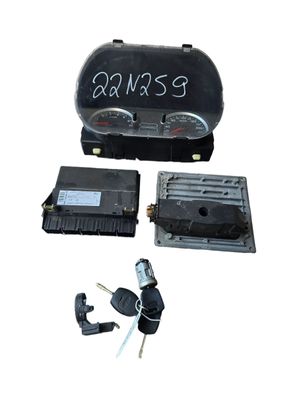 Motorsteuergerät Set Ford Fiesta V 1.4 16V 59KW 4S6112A650NC S120977013 E 3BTC