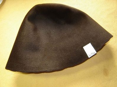 Hutstumpen Haarstumpen Velour dunkelbraun 90 gr Ü 52cm Rd 83cm Stu 862