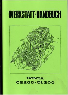 Werkstatthandbuch Honda CB 200-CL 200, Motorrad, Oldtimer