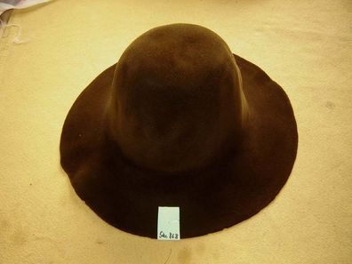 Hutstumpen Capeline Haar braun 110 gr Durchmesser 34cm Stu 868