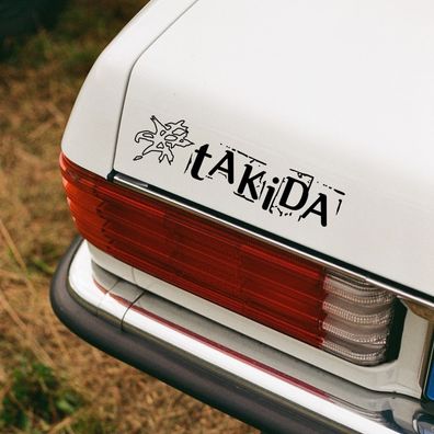 Auto Aufkleber "Takida" Logo Schweden Band #0052