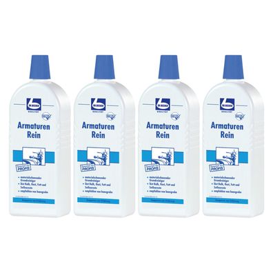 Dr. Becher Armaturen Rein 4x 0,5 Liter - ideal fürs Bad