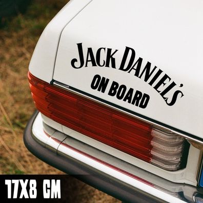 Auto Aufkleber "JD on Board" Jack Daniel´s Whiskey Tuning Sticker Vinyl #0010
