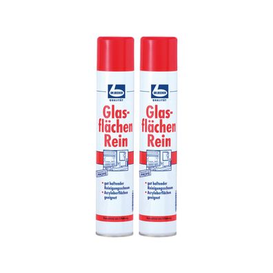 Dr. Becher Glasflächen Rein 2x 500 ml Glasreiniger streifenfrei Fenster Spiegel