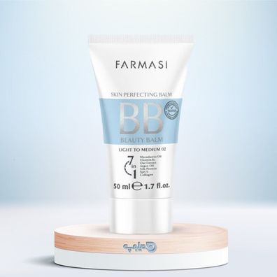 Farmasi Perfection BB Cream 02 - 50ml | Leichte Deckkraft | SPF 15 | Vegan