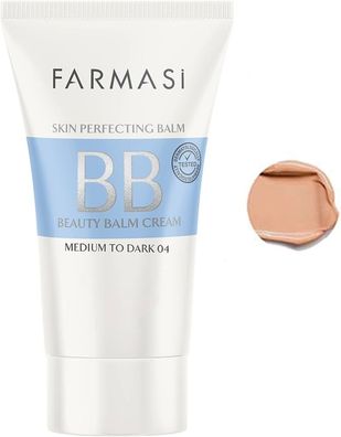 Farmasi Perfection BB Cream 04 - 50ml | Leichte Deckkraft | SPF 15 | Vegan