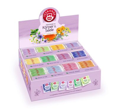 Teekanne Harmonie für Körper & Seele Wohlfühl-Collection Box 180 Teebeutel