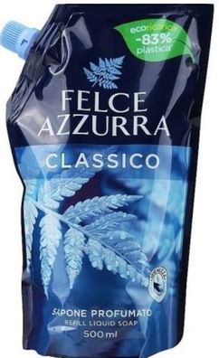 Felce Azzurra Classico Flüssigseife Nachfüllpackung 500 ml