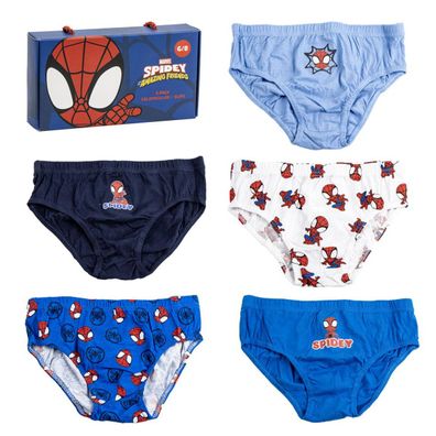 Spidey Jungen Unterhosen Set – 5 Stück Baumwoll Slips für Kinder