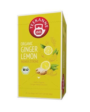 Teekanne Organic Ginger Lemon 20 x 1,8g Teebeutel, Bio