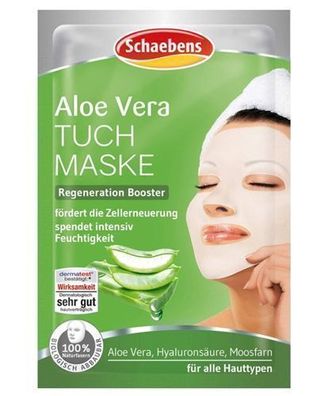 Schaebens Aloe Vera Gesichtsmaske, Einzelpackung