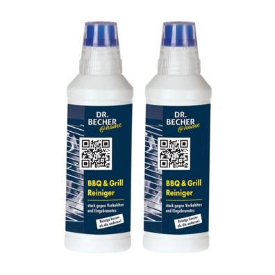 Dr. Becher @home BBQ & Grill Reiniger Gel 2x 500ml Eingebranntes Fettlöser