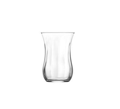 LAV Klasik 6er-Set Teegläser 115 ml – Transparent mit optischer Struktur