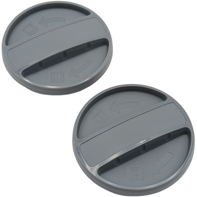 2x Kärcher 5.034-236.0 Deckel Verschlusskappe für S 4 S 6 Kehrmaschine Ersatzteil