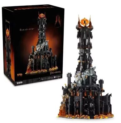 Herr Der Ringe Barad-Dûr Turm mit 10 Figuren Dark Tower Set 1000+ Teile NEU