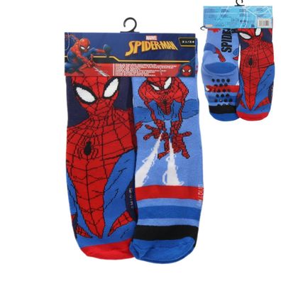 Spiderman Kinder Anti Rutsch Socken weiches Set für Alltag und Freizeit