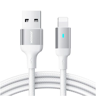 Joyroom Ladekabel datenkabel USB kompatibel mit iPhone 2,4 A 1,2m Weiß