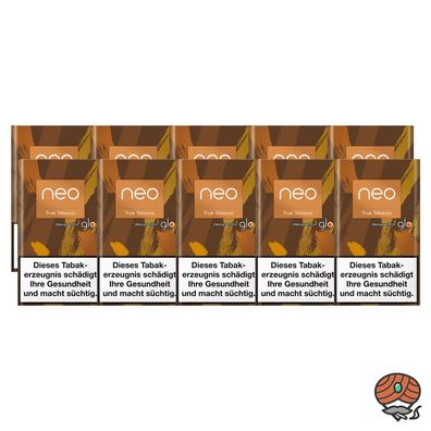 neo True Tobacco für GLO - 10 x Tabak Sticks à 20 Stück (ehem. Rounded Tobacco)