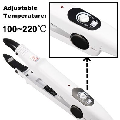 Profi Connector Wärmezange Bondingzang für Haarverlängerung Extensions 100-220?