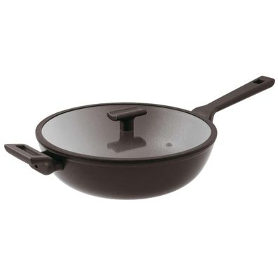 Sambonet Titan Pro Aluminium schwarz Wokpfanne 30 cm mD S0195-S00565-S2150 51043-80