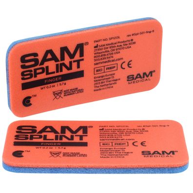 SAM® SPLINT Finger 9 x 4,5 cm Fingerschiene Immobilisationsschiene Notfallschiene